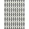 Homeroots 3' X 5' Gray And Ivory Geometric Washable Indoor Outdoor Area Rug 577043 - alternate 3