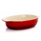Gibson Crock Pot 2.5 Quart Red Stoneware Bake Pan 124397.01 - alternate 1