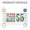 Signmission Pizza Slice $5, 48 Inch x 120 Inch, Vinyl Banner B-120-30809 - alternate 2