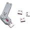 Syba Multimedia USB Port Blocker with 1 Key and USB Lock SY-ACC20165 - alternate 1