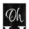 Homeroots 72in Black And White Solid Wood Hello There Porch Sign 634449 - alternate 3