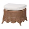 Bali & Pari Detta Natural Rattan Chair and Ottoman Set 263-14482-14483-ZORO - alternate 2