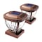 Home Zone Security 12-Lumen-Each 4 x 4 Solar LED Post Cap Lights, Bronze ELI1403V - alternate 1