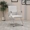 Leisuremod Benmar Modern Office Chair with Faux Leather Sled Base Task Chair & Arms BGO19WL - alternate 3