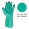 Gemplers Chemical Resistant Gloves, Nitrile, 13 in L, 11 mil, Green, 9, 12 PK 11mil-UL-9 - alternate 2