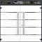 Vdomdoors Metal Double Doors Deux 1105 Gray Graphite Mirrored Glass Top Transom Entry Modern Painted (W72xH96 DEUX1105DEXD-GRE-W72xH96+14-RH-I - alternate 2