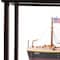 Homeroots 15" Black and Red Solid Wood Hand Painted 1912 RMS Titanic Large Display Case Model Boat 401879 - alternate 2
