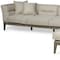 Homeroots 121" Brown Fabric Sofa 607067 - alternate 2