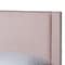 Baxton Studio Elora Modern Light Pink Pleated Velvet Queen Size Storage Bed 255-13812-ZORO - alternate 3