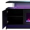 Homeroots 80in Black Wood Fireplace Entertainment Center With Fireplace 723795 - alternate 2