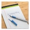 Bic Round Stic Grip Xtra Comfort Ballpoint Pen, Stick, Medium 1 mm, Blue Ink, Gray/Blue Barrel, 144PK GSMG144E-BLU - alternate 3