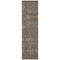 Homeroots 8' Runner Chocolate Floral Washable Non Skid Indoor Outdoor Runner Rug 564312 - alternate 2