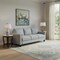 Homeroots 76" Gray Fabric Sofa 601959 - alternate 2