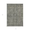 Homeroots 5' X 8' Brown and Black Oriental Washable Non Skid Indoor Outdoor Area Rug 563821 - alternate 2