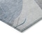 Homeroots 5' X 8' Sky Blue Gray And Silver Abstract Washable Indoor Outdoor Area Rug 616767 - alternate 2