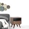 Homeroots 23" Brown Wood One Drawer Nightstand 527618 - alternate 2