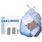 Heritage Linear Low-Density Can Liners, 16 gal, 0.5 mil, 24 x 32, Clear, 500PK H4832MC R01 - alternate 1
