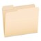 Pendaflex Reinforced Top File Folders, 1/3-Cut Tabs: Left Position, Letter Size, Manila, 100PK R752 1/3-1 - alternate 1