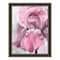 Homeroots Pink Iris Black Framed Print Wall Art 530022 - alternate 2