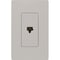 Lutron Lutron Satin Colors 1 Socket Telephone Faceplate - RJ-12 Phone - Taupe SC-PJ-TP - alternate 1