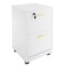 Lavish Home 2 Drawer Wood File Cabinet Filing Cabinet with Lock Rolling File Cabinet for Under Desk Storage 80-FC-4-WHT - alternate 2