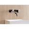 Kingston Brass Double-Handle Wall Mount Bathroom Faucet, Matte Black KS2110PX - alternate 2