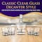 Nutrichef Home Bar Whiskey Decanter Set, Glass Decanter with Four 800ml Whiskey Glasses, Elegantly Styled with NCGD4C168 - alternate 2