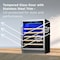 Tcl 5.3 Cu. Ft. 52-Bottle Wine Cooler, Low Noise, Digital Controls, LED Light, Glass Door, Stainless TRW52B7AS - alternate 3