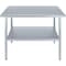 Amgood 36 in. x 48 in. Stainless Steel Table, Metal Utility Kitchen Prep Work Table, NSF AMG WT-3648-Z - alternate 3