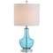 Jonathan Y Colette 20" Mini Glass LED Table Lamp, Amalfi Blue JYL1029C - alternate 1