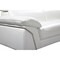 Homeroots White Italian Leather L Shaped Two Piece Sofa and Chaise Sectional 343951 - alternate 2
