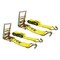 Mytee Products 4in x 30ft Yellow Ratchet Tie-Down Straps w/ Wire Hook 16,200 Lbs Capacity (2 P..., 2PK RS430WHx2 - alternate 1