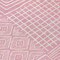 Homeroots 5' X 8' Pink And Ivory Geometric Washable Indoor Outdoor Area Rug 600769 - alternate 2