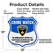 Signmission Neighborhood Crime Watch Shield Sign We, 12 Inch X 12 Inch, Plastic Sign SHI-P-12-388 - alternate 3