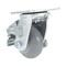 Vestil Thermoplastic Rubber Swivel With Total Brake Caster 4 In. x 2 In. 485 lb Light Gray CST-VE-4X2TPR-SWTB - alternate 2