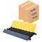 Atlas Heavy Duty Cable Protector Ramp, 3 Channel Bulk Pallet, 36'' Long Black & Yellow, 30PK CP9986-30 - alternate 1