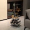 Vintiquewise Guitar Shape 5-Bottle Wine Rack - Vintage Decorative Freestanding Wine Holder and Storage QI004684 - alternate 2