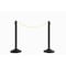 Us Weight ChainBoss Stanchion with 10 ft of Yellow Plastic Chain, SunShield UV Protection-Weighted Base, 2PK U2206YC - alternate 1