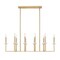 Z-Lite Gaultier  Modern Gold 10 Light Linear Chandelier 6100-10L-MGLD - alternate 3