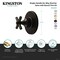Kingston Brass Single-Handle Six-Way Diverter Valve with Round Trim Kit, Polished Brass KS4032EX - alternate 2