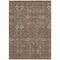 Homeroots 8' X 10' Chocolate Floral Washable Non Skid Indoor Outdoor Area Rug 564317 - alternate 2