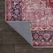 Jonathan Y Maris Ornate Medallion Non-Slip Machine-Washable Red/Black/Blue 8 ft. x 10 ft. Area Rug WSH109F-8 - alternate 2