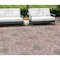 Homeroots 9' X 12' Chocolate Beige And Mauve Medallion Washable Indoor Outdoor Area Rug 587780 - alternate 1