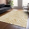 Homeroots 5' X 8' Gold And Ivory Animal Print Washable Indoor Outdoor Area Rug 600613 - alternate 3