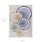 Homeroots 3' X 5' Beige Blue and Gold Faux Bois Washable Non Skid Indoor Outdoor Area Rug 564395 - alternate 3