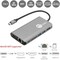 Siig USB-C MST DOCKING, MST DOCKNG STATION, DUAL 1080P VIDEO, SINGLE 4K 30HZ , HDMI,  JU-DK0F11-S1 - alternate 2