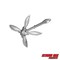Extreme Max 3006.6659 BoatTector Galvanized Folding/Grapnel Anchor - 5.5 lbs. 3006.6659 - alternate 2