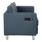 Office Star Products Atlantic Loveseat, Blue ATL52-R105 - alternate 5