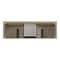James Martin Vanities Lorelai 72'' D Vanity, Whitewashed Oak w/ Parisien Bleu Silestone Top w/FreePower Wireless Charger 424-V72-WWO-FPBL - alternate 2