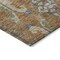 Homeroots 3' X 5' Copper Green And Beige Floral Washable Indoor Outdoor Area Rug 605277 - alternate 2